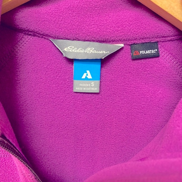 BNWT Eddie Bauer Polartec Half Zip Fleece SM - Picture 3 of 6
